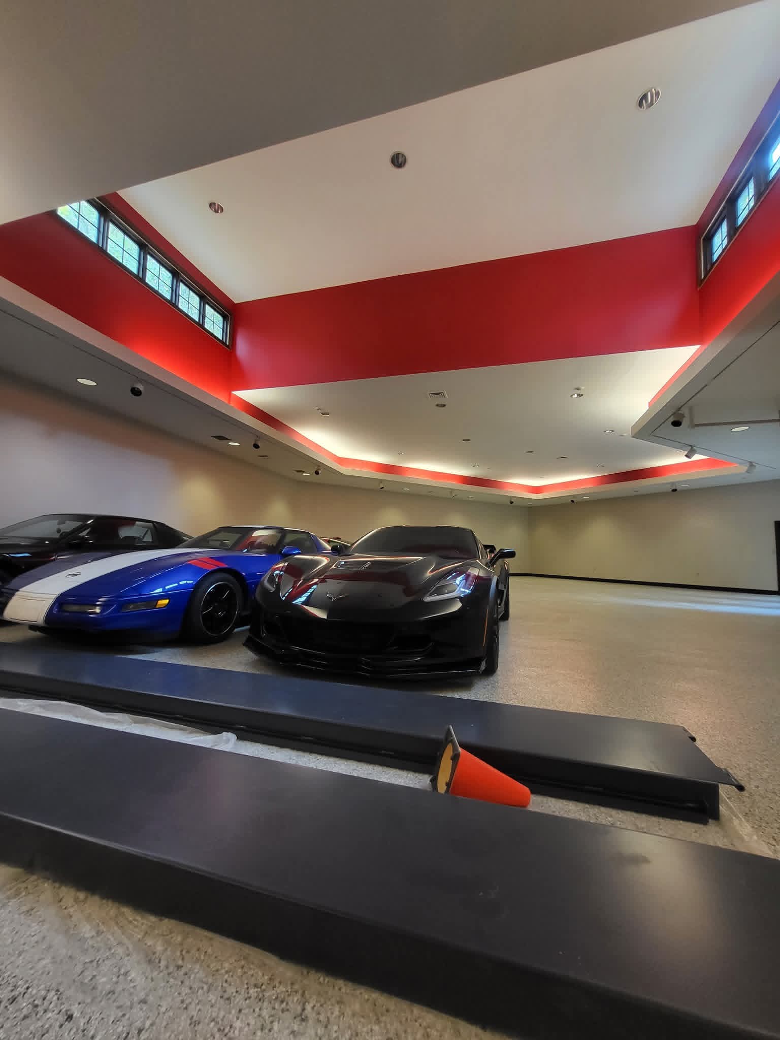 Stair hall repainted with premium finish